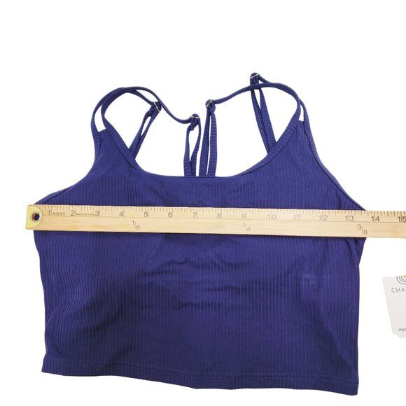 Charmo Womens High-Waisted Bikini Set Strappy Back UPF Protection Size S - Picture 4 of 11